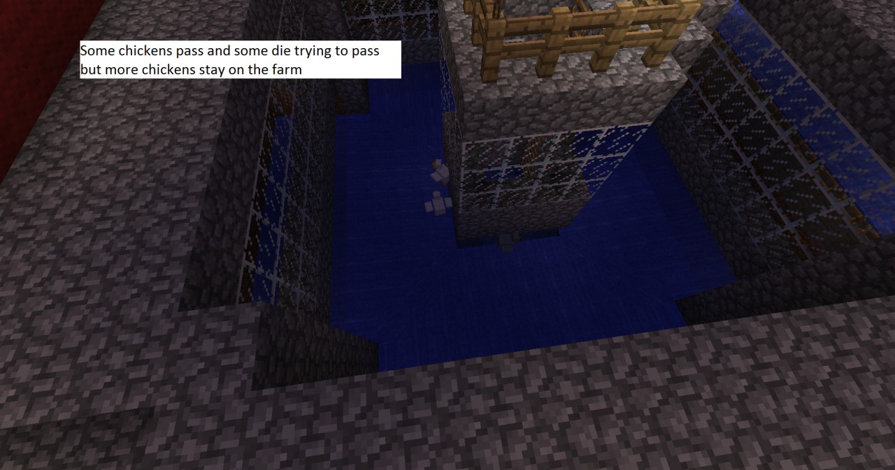 Chicken Farm Automatic Collector Minecraft Map