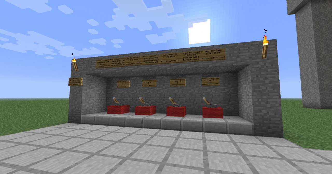 Chicken Farm Automatic Collector Minecraft Map