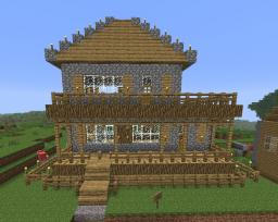 Simple all-in-one house Minecraft Map & Project