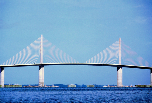 The real Sunshine Skyway Bridge