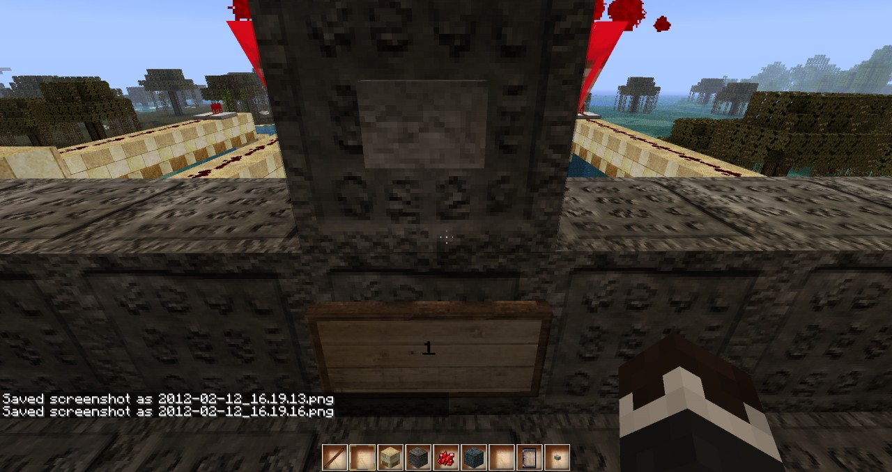 Redstone Code Door Minecraft Map