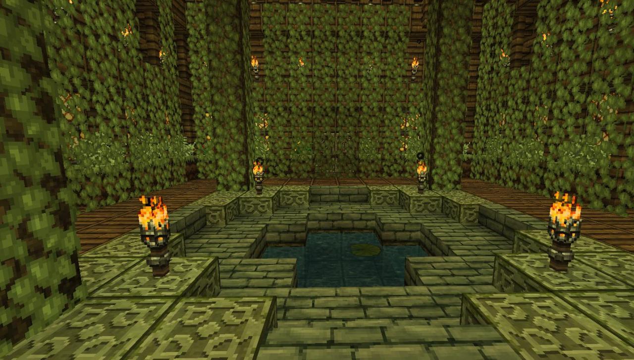 Temple interior