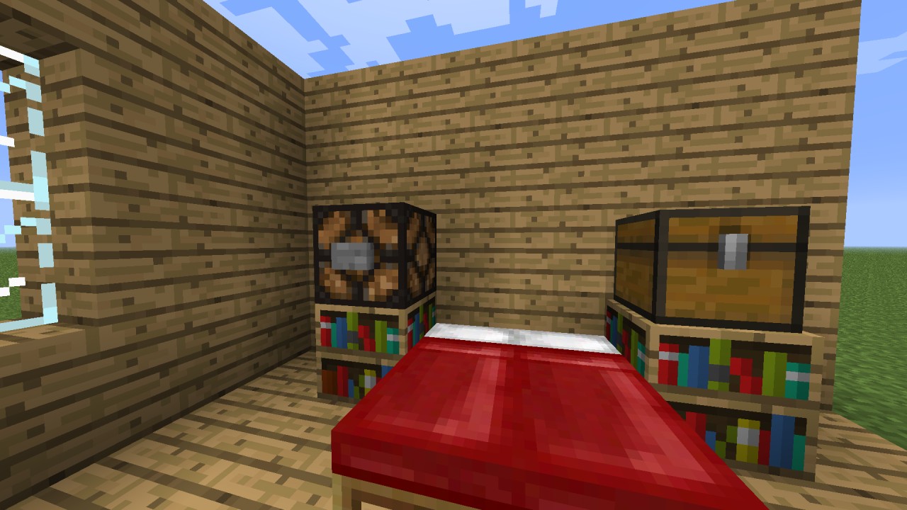 Stupid Simple Toggleable Bed Lamp Minecraft Map