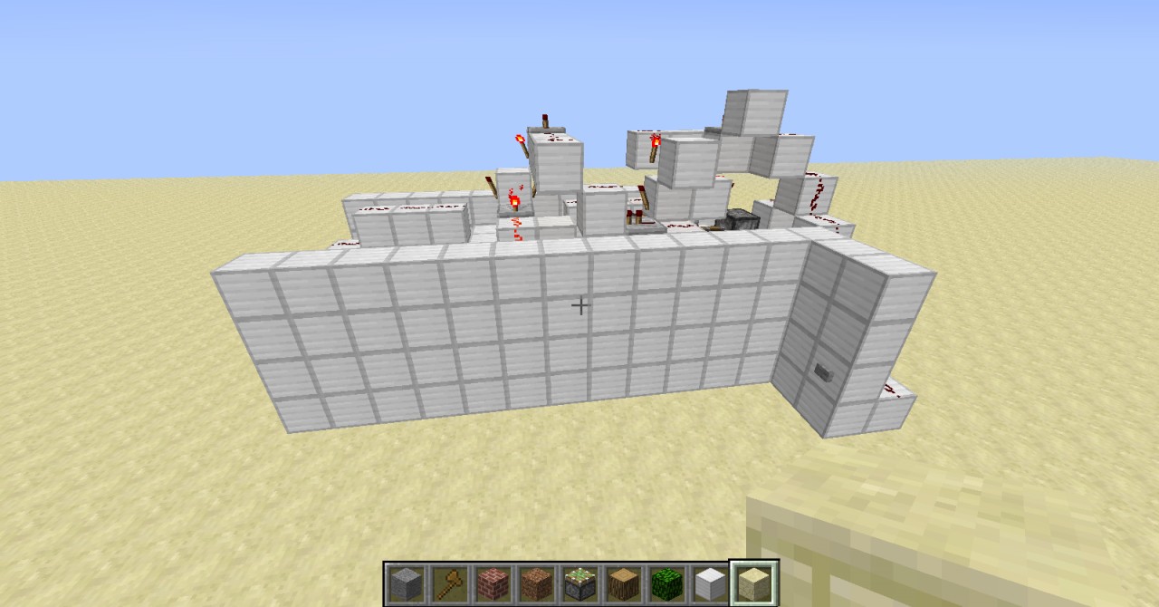 simple piston door idea Minecraft Map