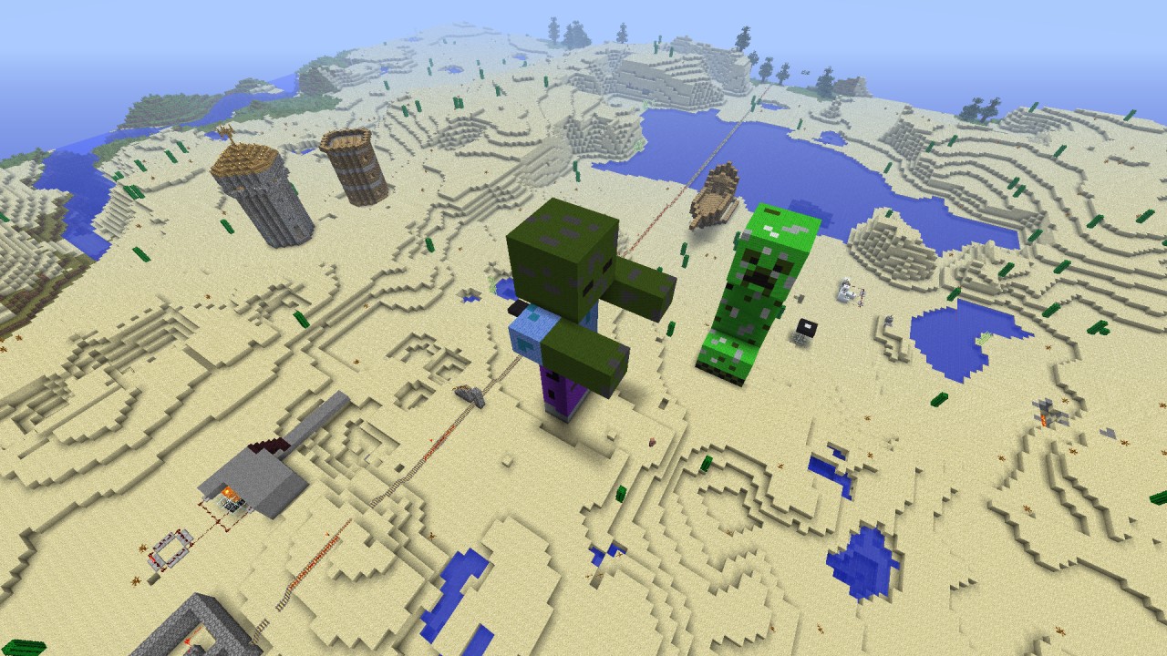 Giant Zombie Minecraft Map