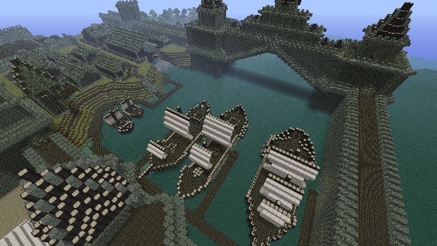 The harbor and the shipyard