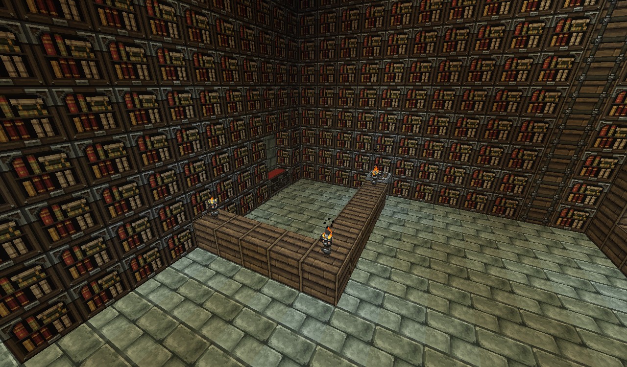 Library Minecraft Map
