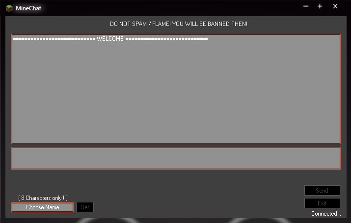 MineChat - A Simple Chat for everyone ! Minecraft Map