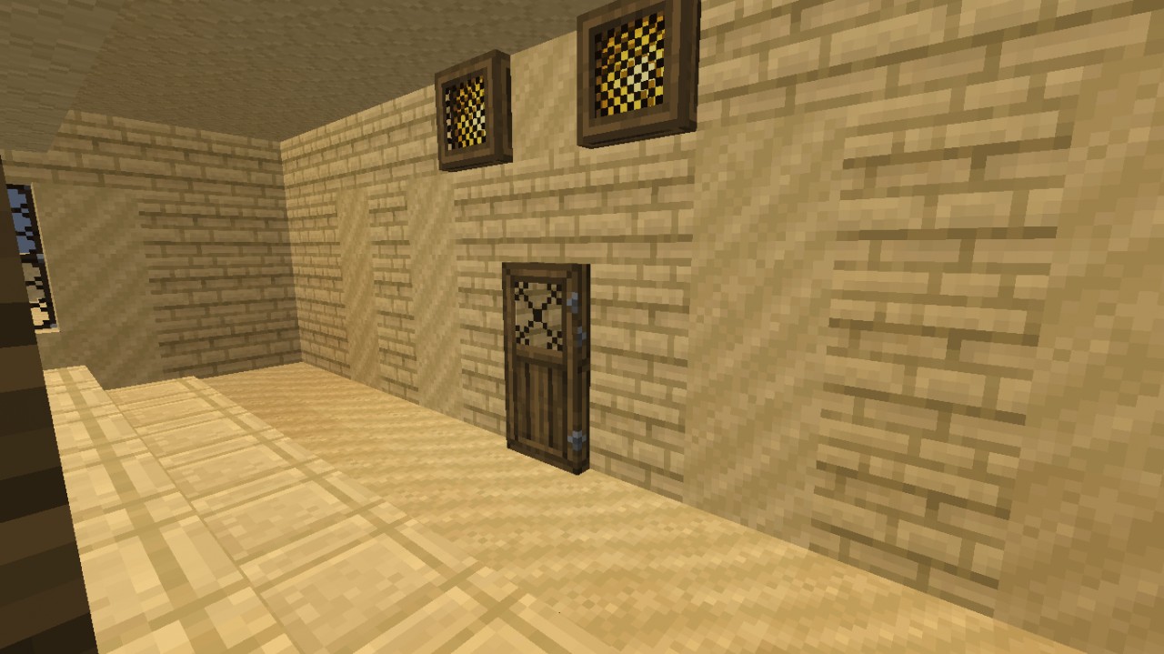 Awesome Desert House (Next To Grassland) Minecraft Map