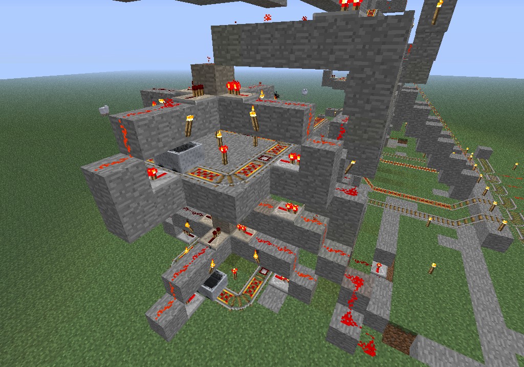 minecarft stacked storage Minecraft Map