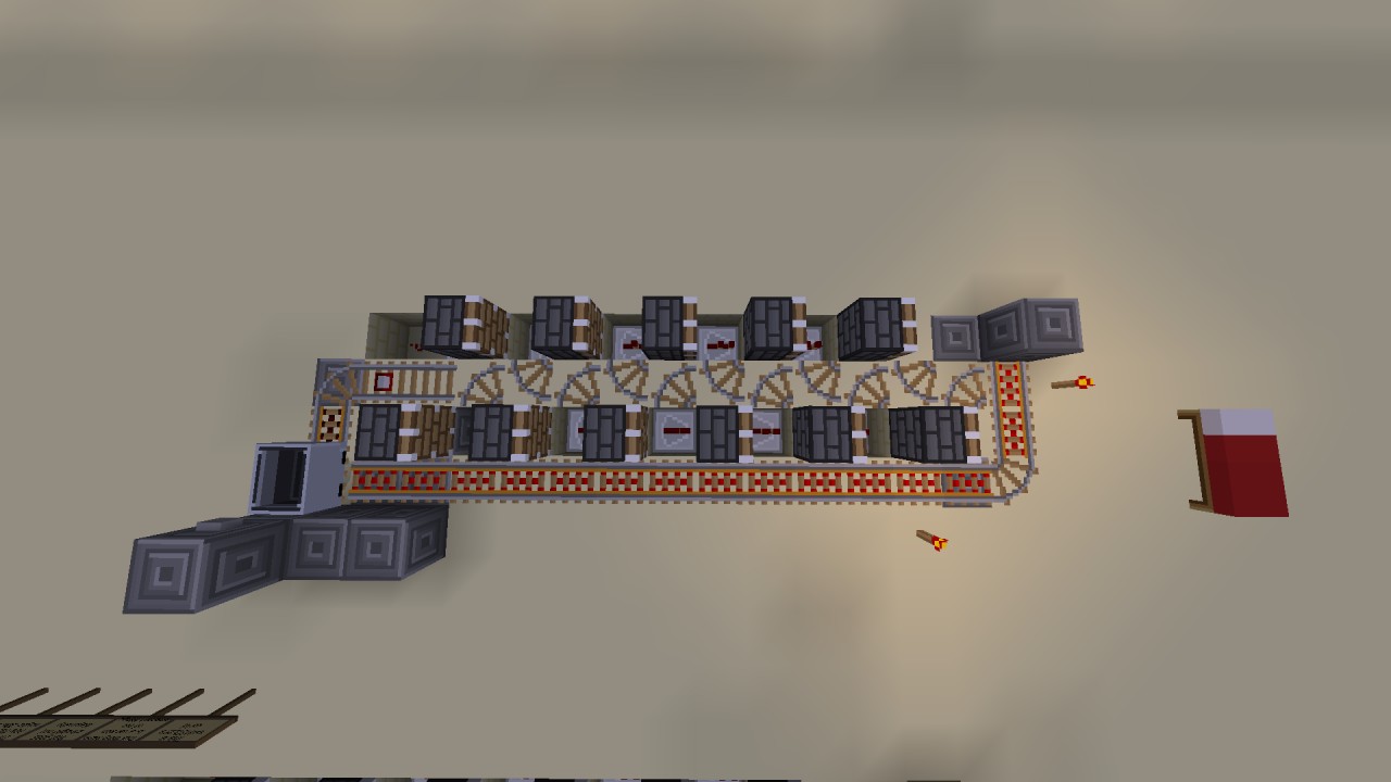 30 Meters/Second Minecart Transportation! Minecraft Map
