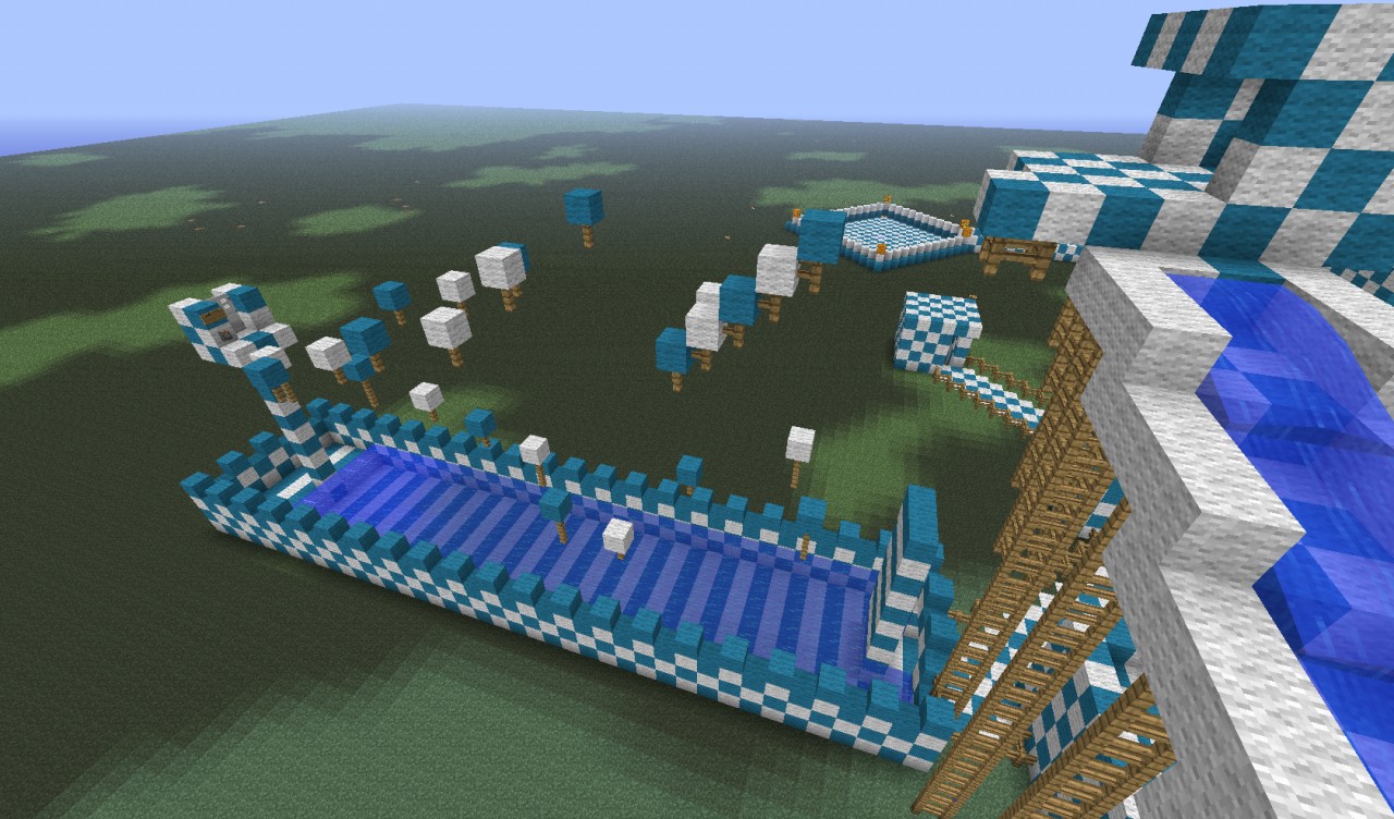 Pool Parkour [CHALLENGE MAP] Minecraft Map
