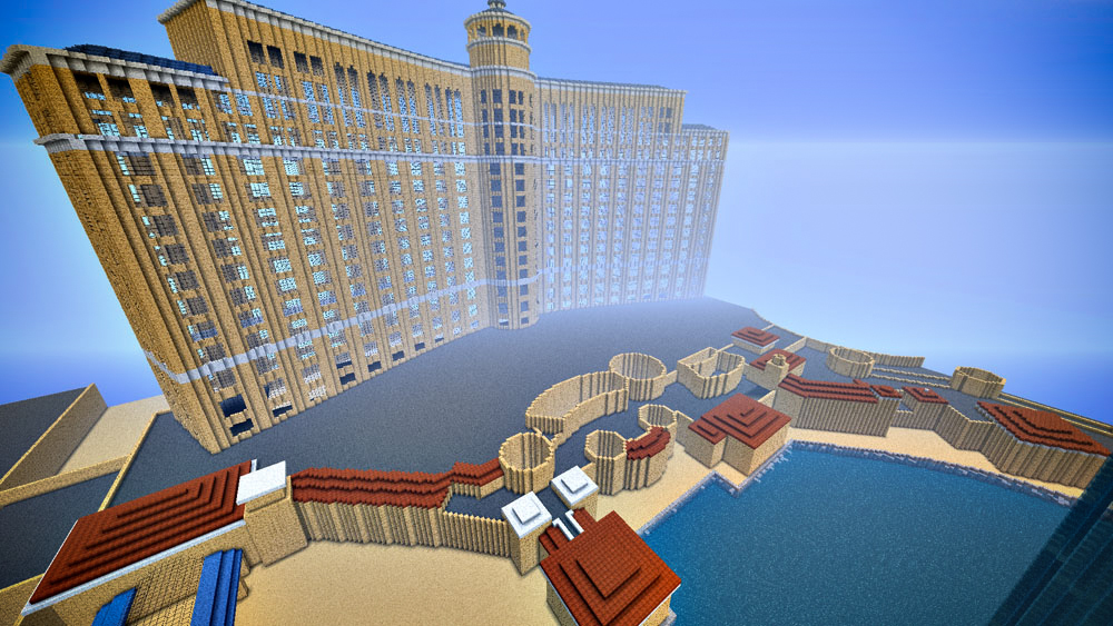 Vegas Bellagio & Stratosphere Minecraft Map