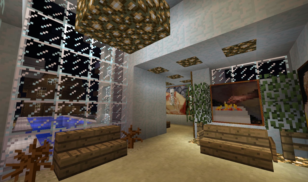 modern house series 1 furnished and playable Minecraft Map