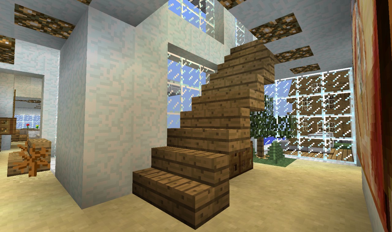 modern house series 1 furnished and playable Minecraft Map