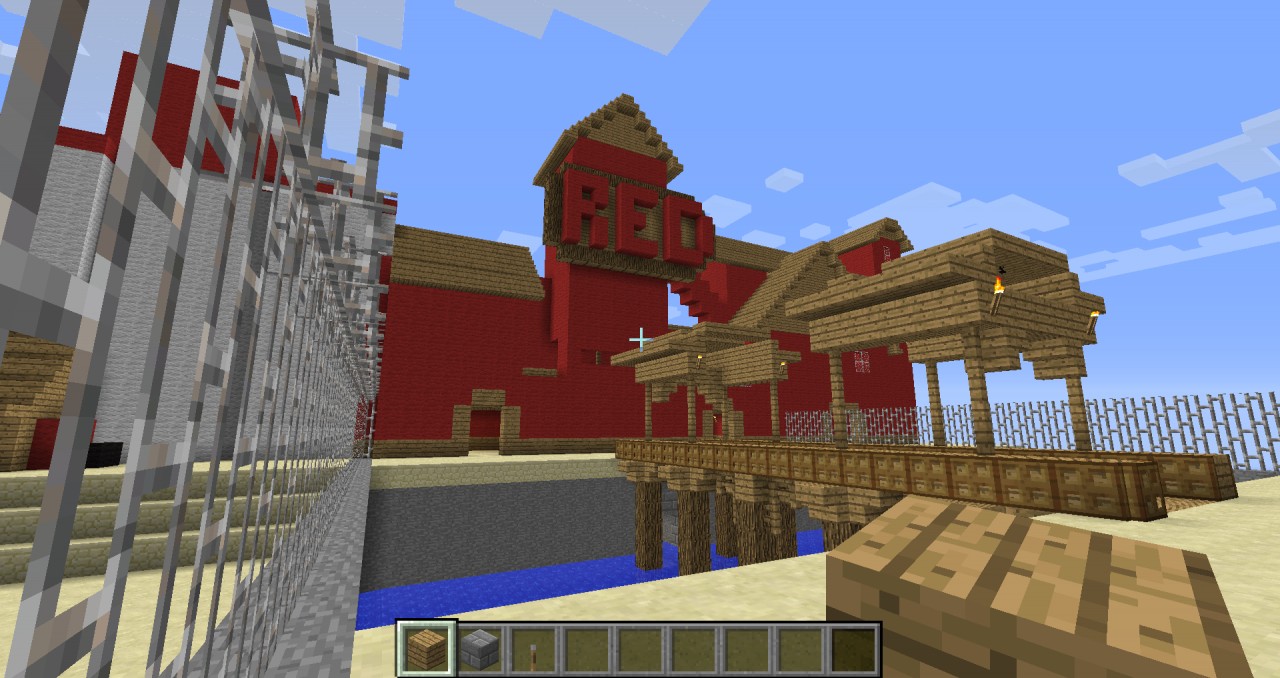 View of RED from BLU side
