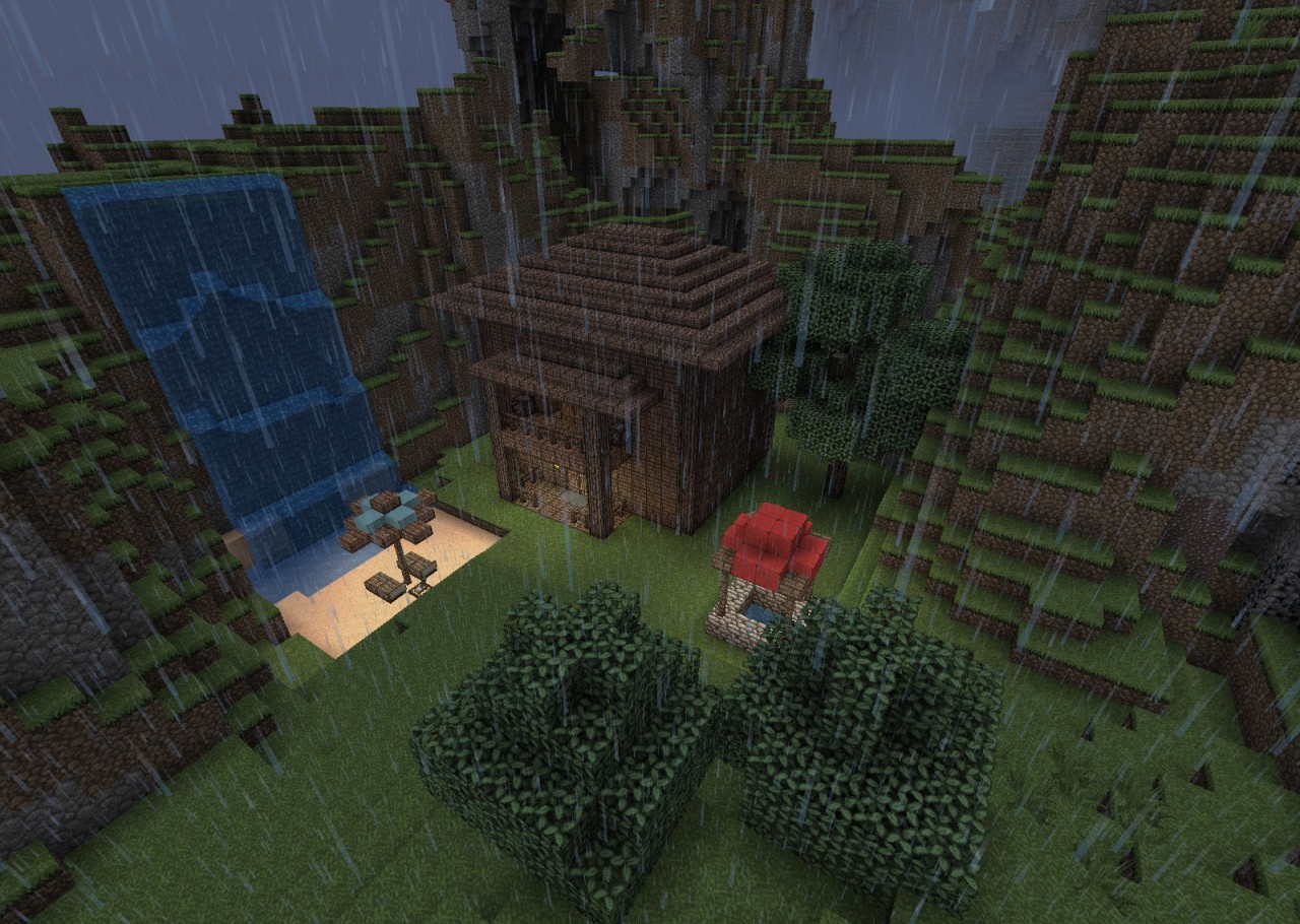 Small Wooden House Minecraft Project