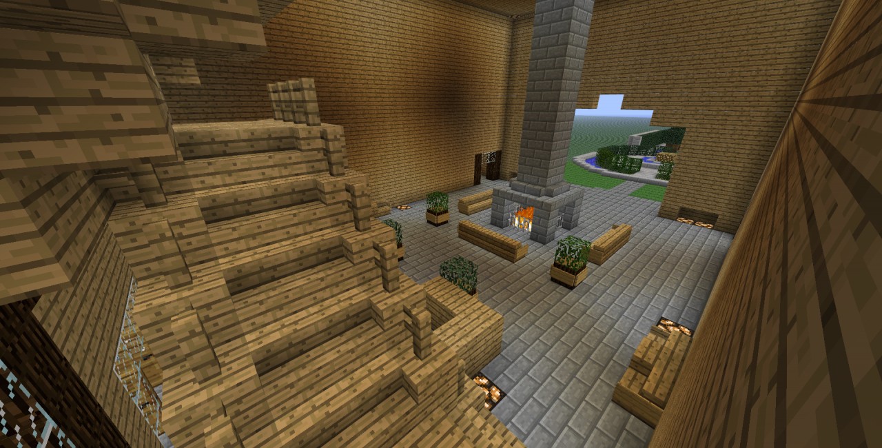 Minecraft Wooden Estate Minecraft Map