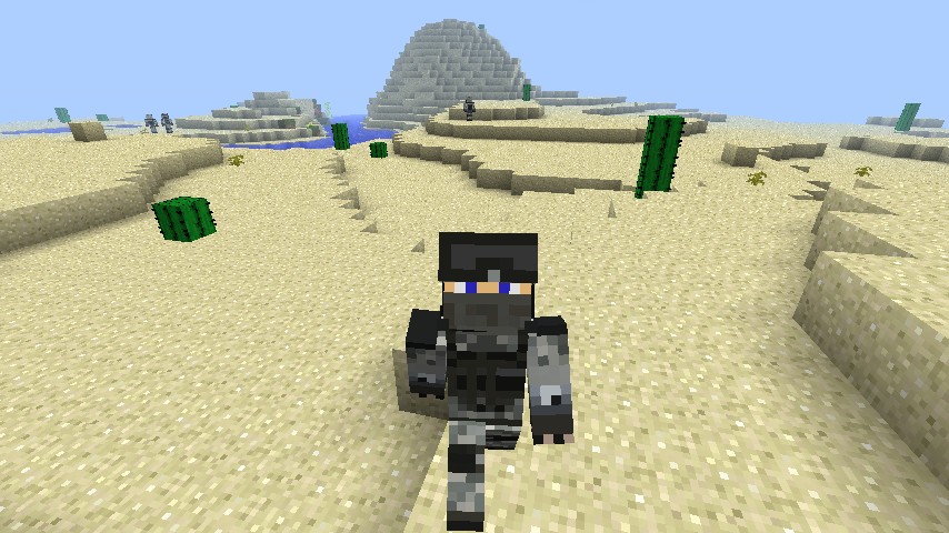 Minecraft: Herobrine Skin v 1.0 Skins Mod für Minecraft