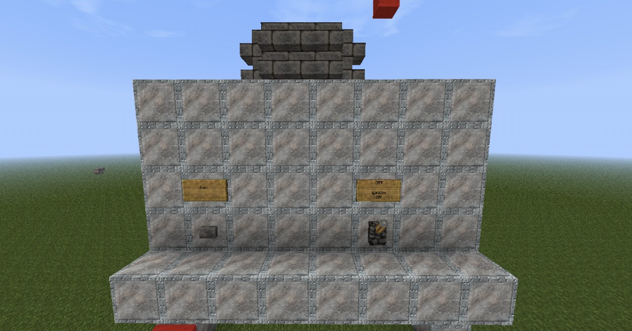 Engine with ignition switch and start button 2 Minecraft Map