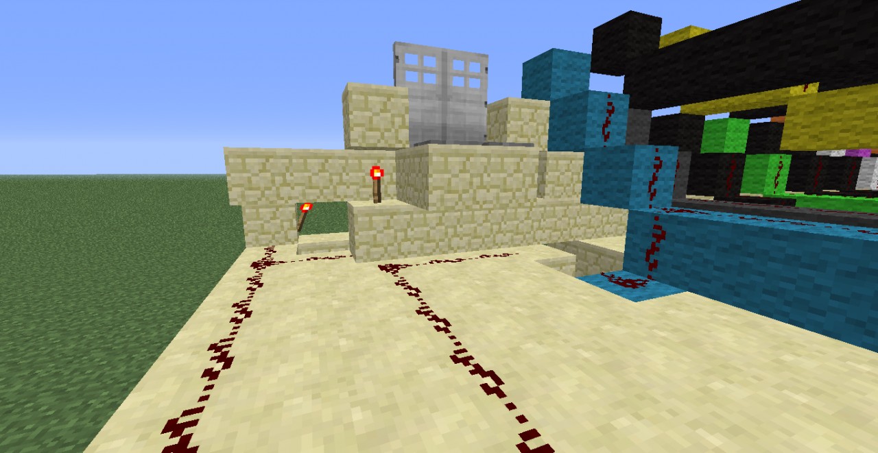 Password locked door Minecraft Map