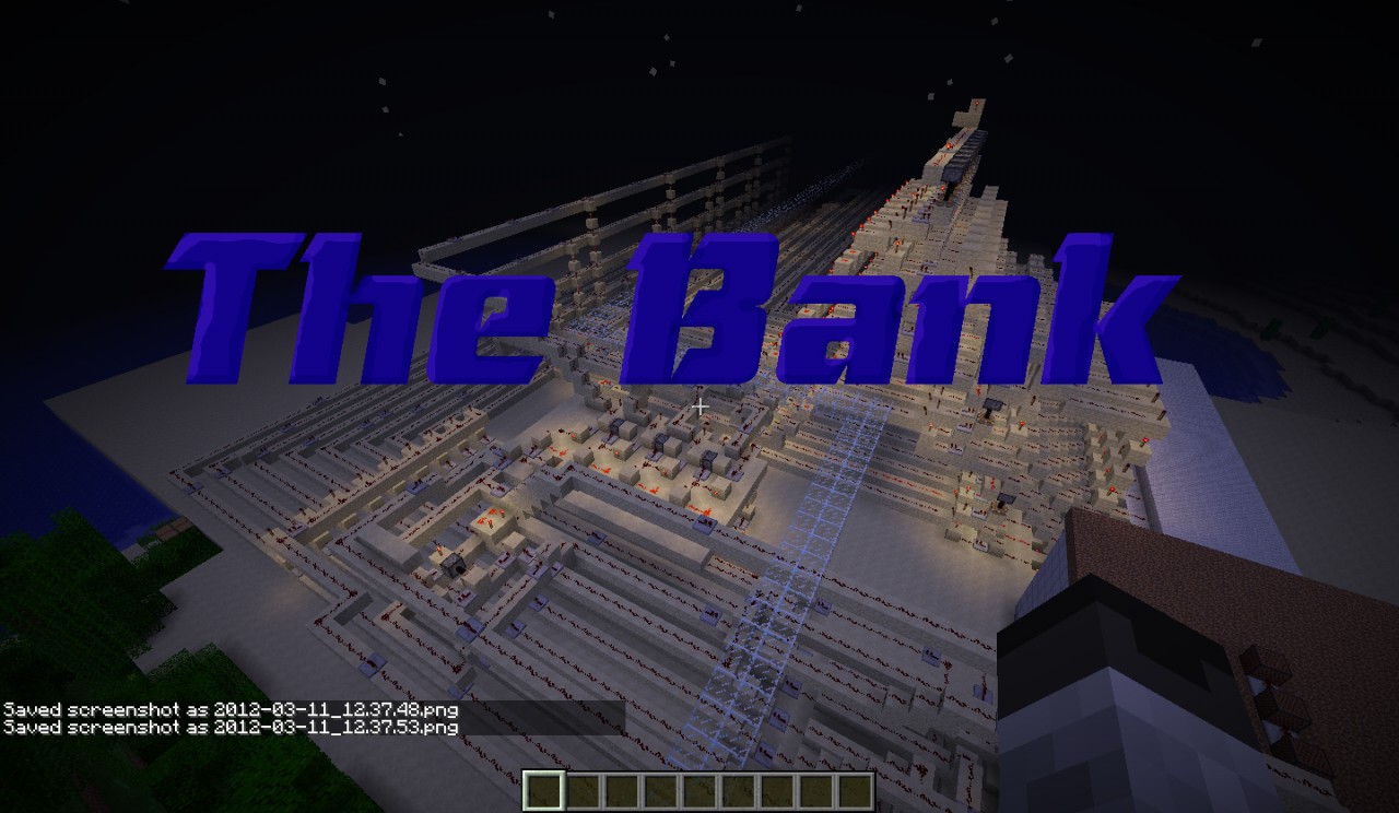 [1.2.5] The Bank! [V.2! - Over 10 kilometres of redstone!!!] Minecraft Map
