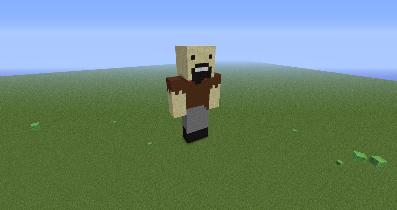 Notch Statue Minecraft Map
