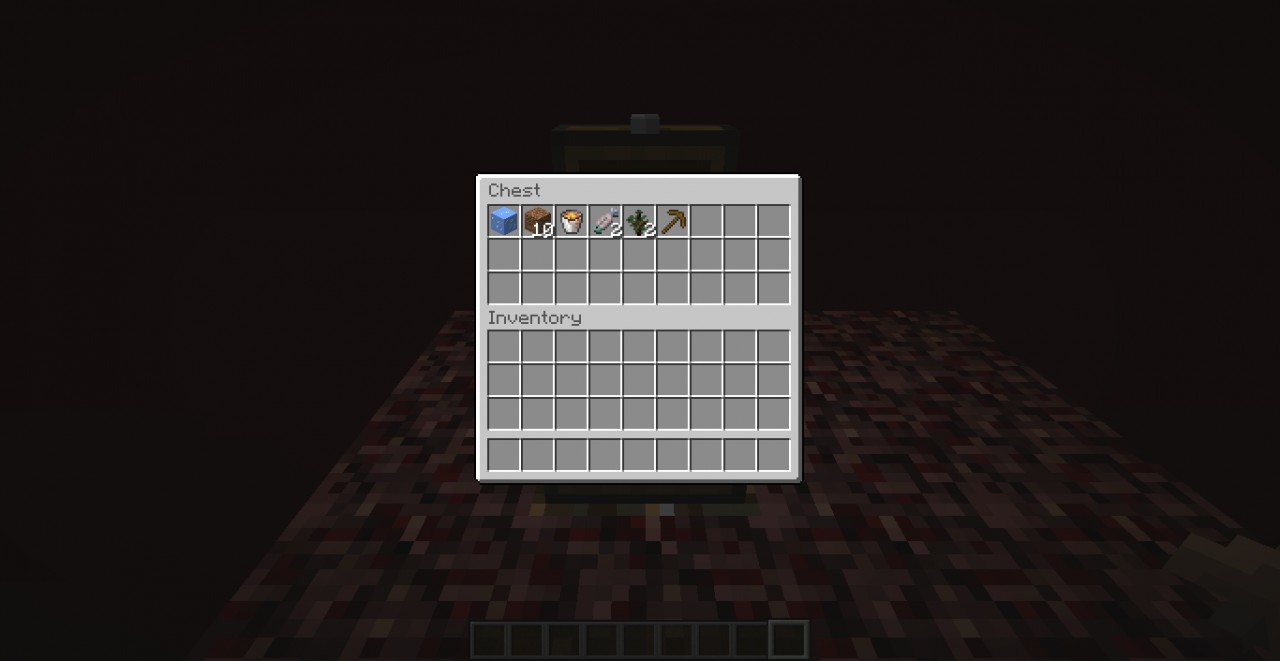 Netblock (Skyblock in the NETHER!) Minecraft Map