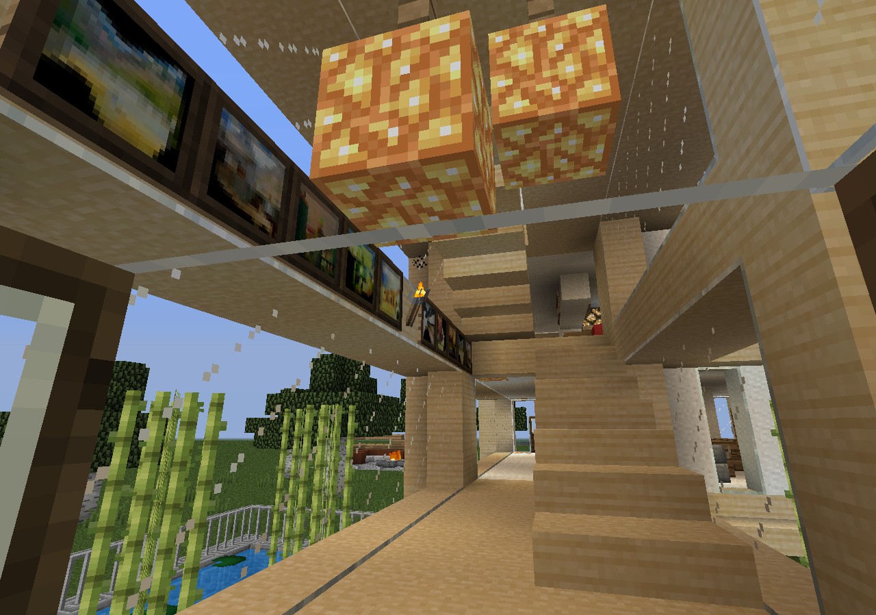 3 Story Modern Home Minecraft Map