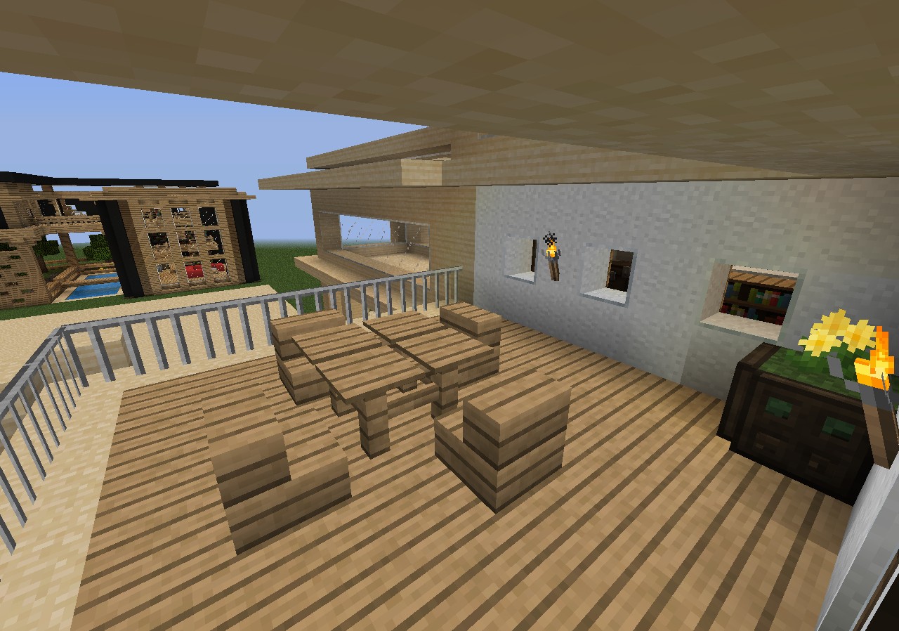 3 Story Modern Home Minecraft Map