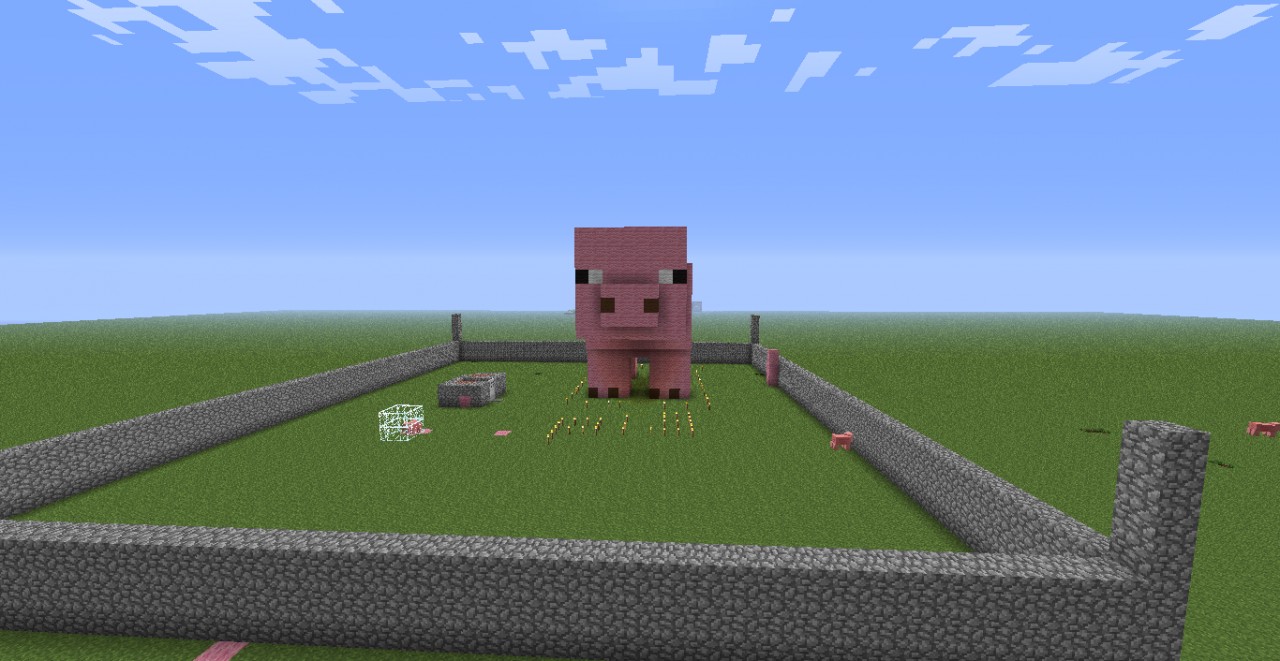 Pig Statue Minecraft Map