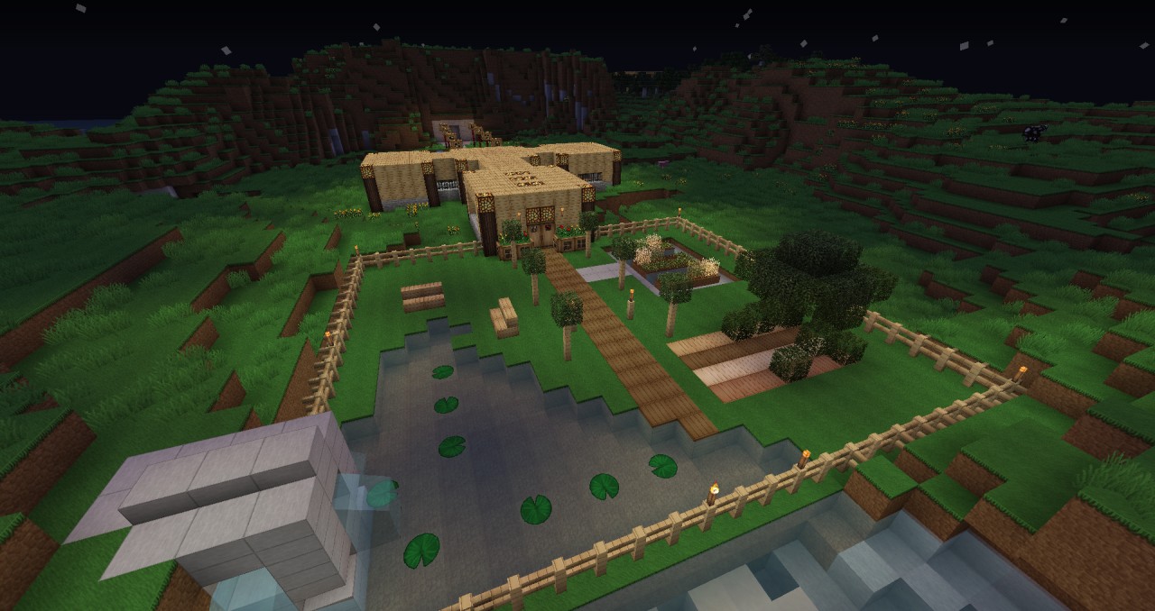 GlowStone Manor Garden view