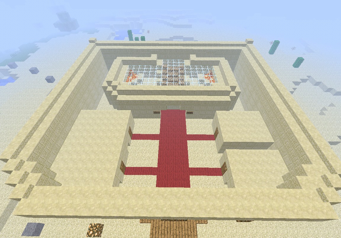 Small Sand Castle Minecraft Map