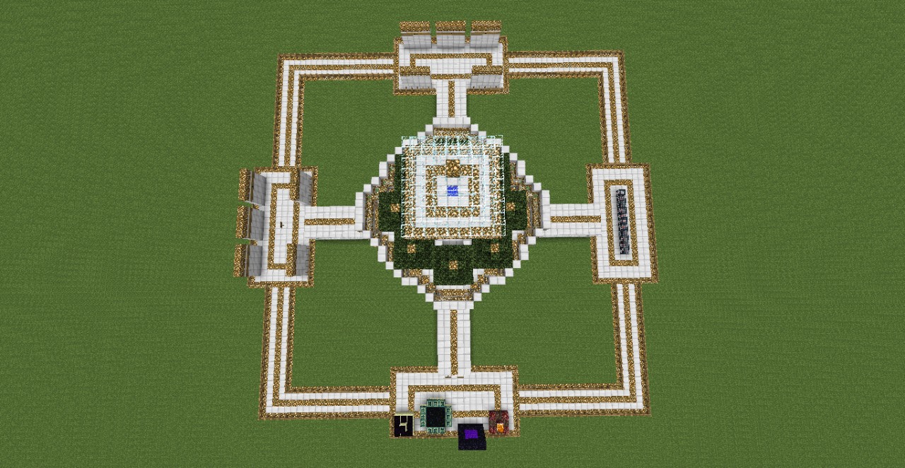 Server Spawn Building Minecraft Map