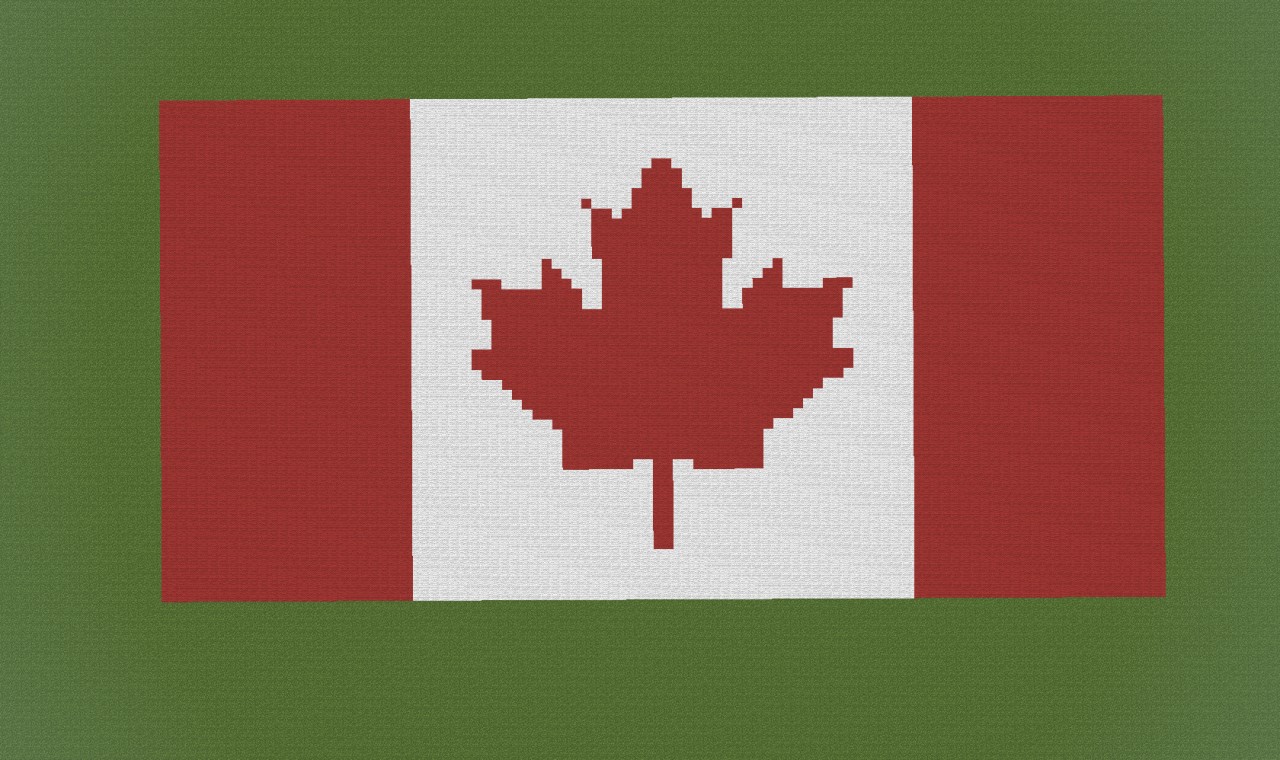 Canadian Flag Minecraft Map