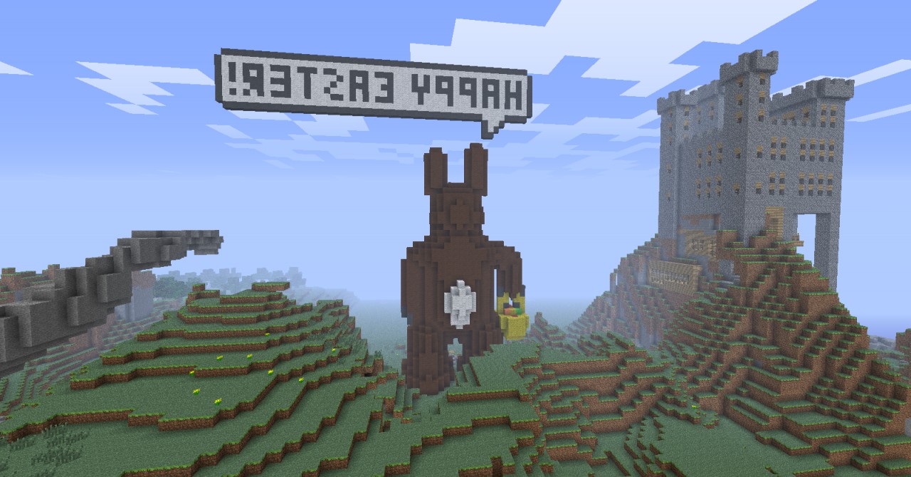 Easter Bunny. Minecraft Map