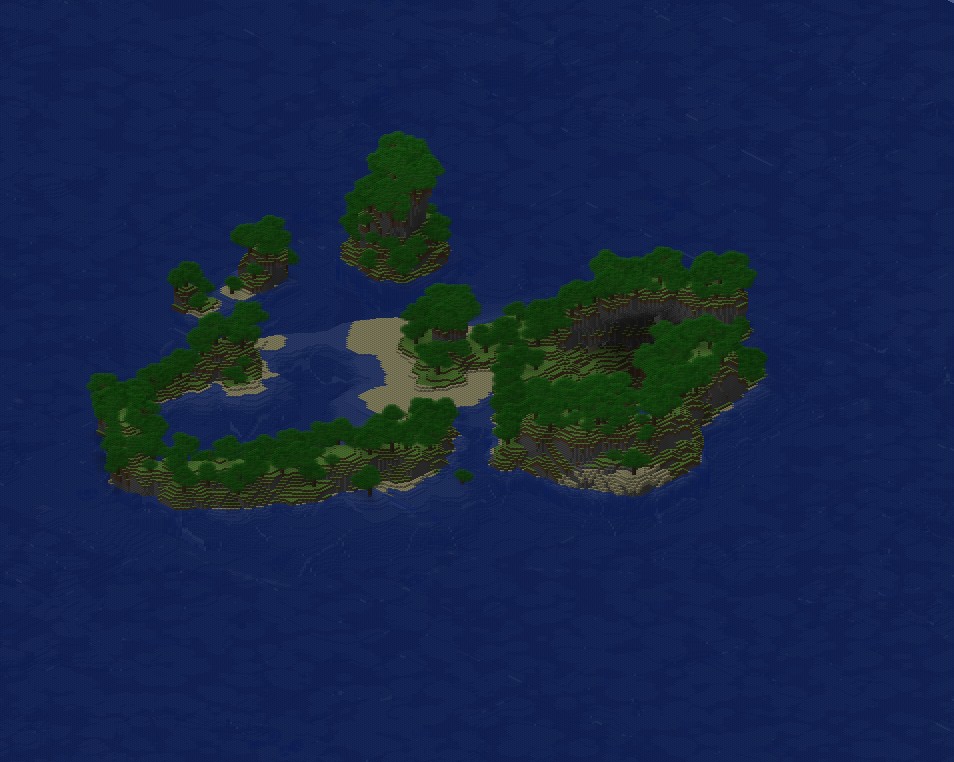Small Island With ores! [1.1 map] Minecraft Project