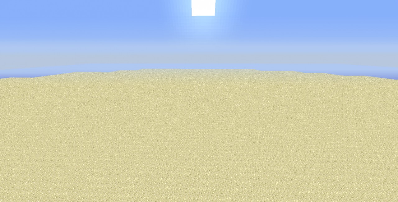 Sand Flatland Minecraft Map
