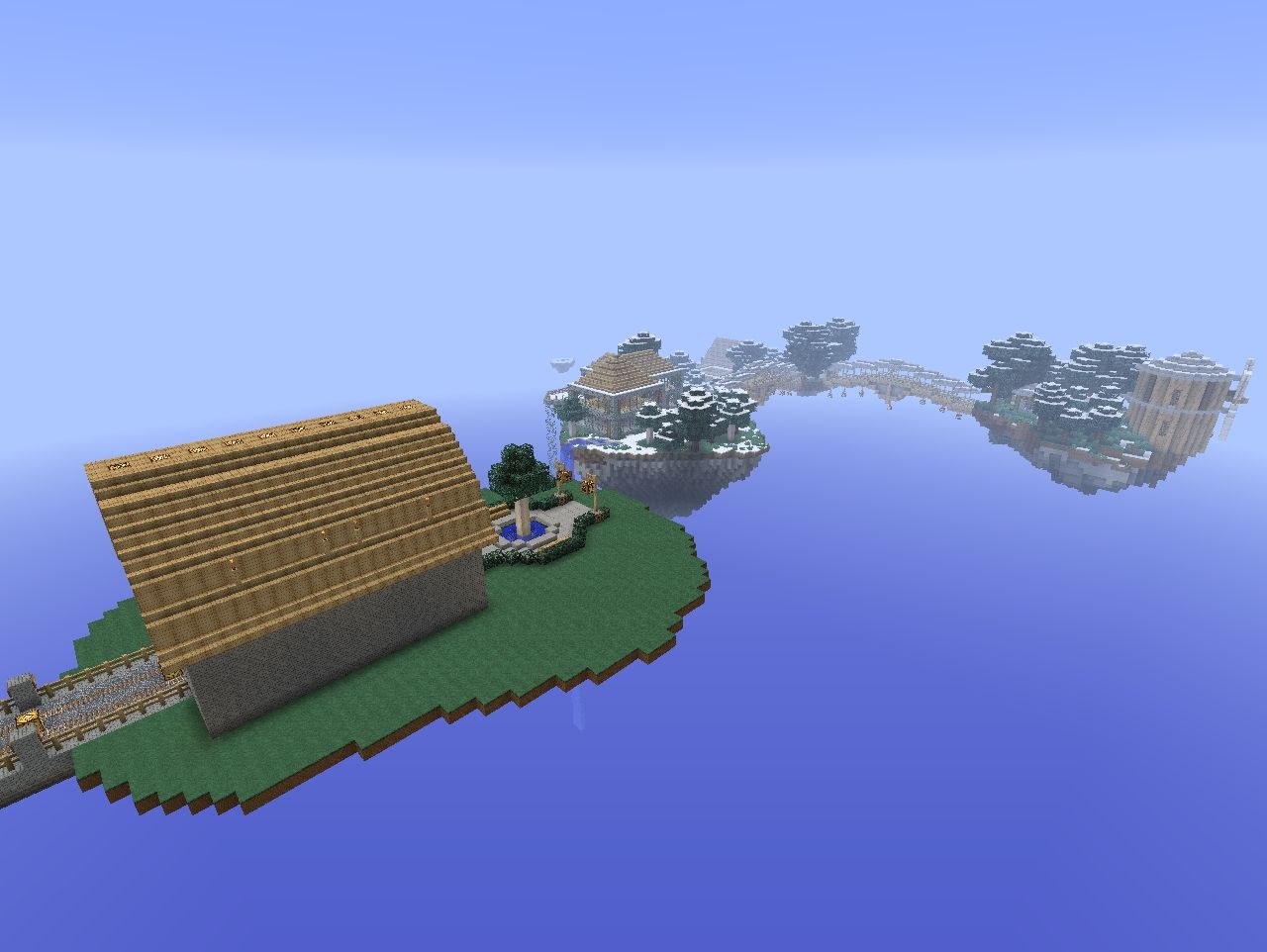 floating islands Minecraft Map