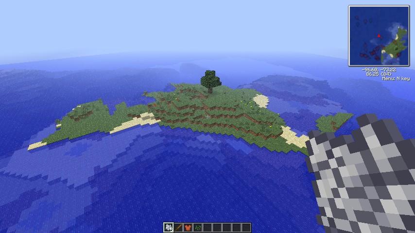 The island Minecraft Map