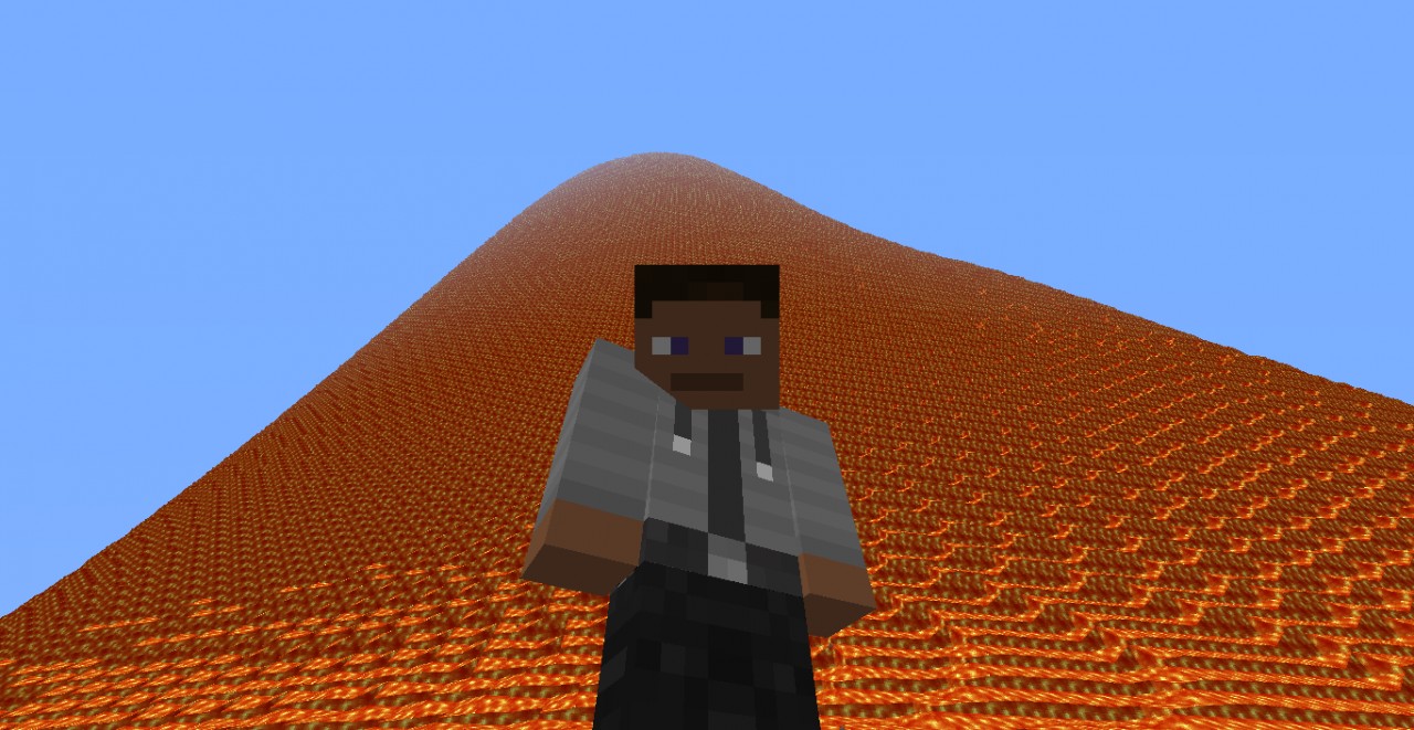 Custom Terrain Volcanoe Island Minecraft Map Custom Terrain Volcanoe Island Minecraft Map