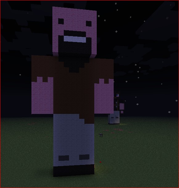 notch statue Minecraft Map