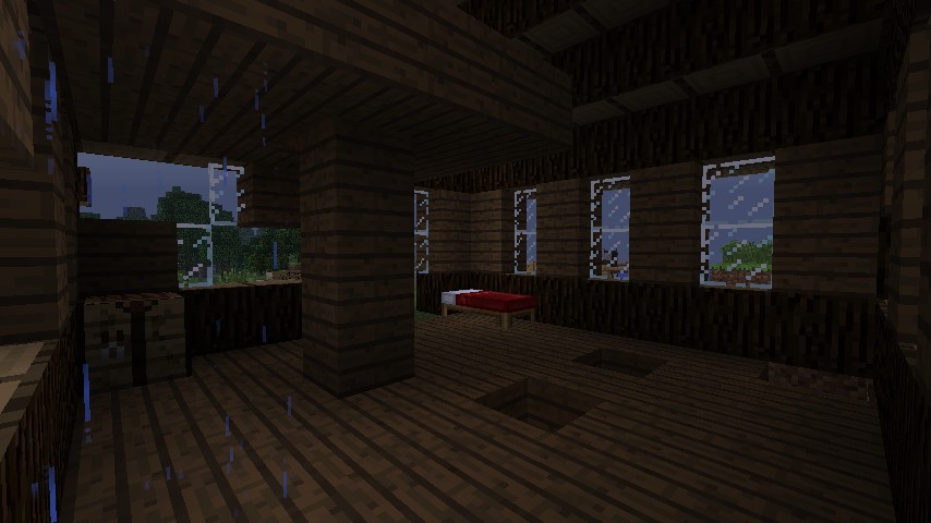 Inside the house