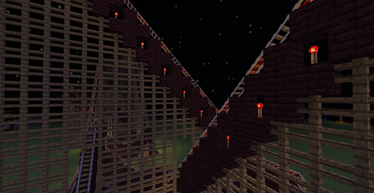 Sky Dive Insane Minecraft Rollercoaster Minecraft Map