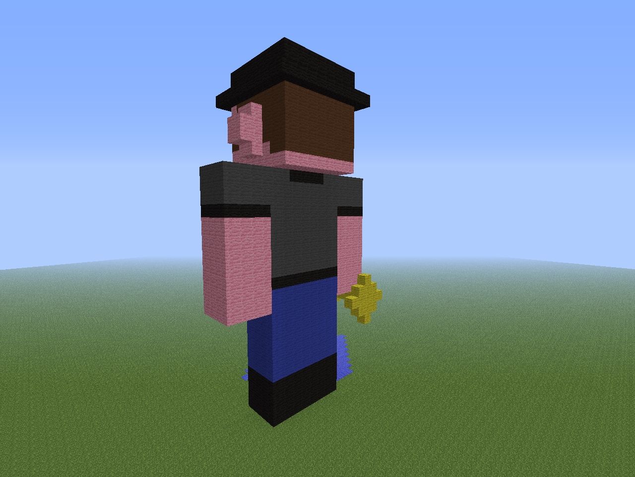 Notch and the holy grail Minecraft Map