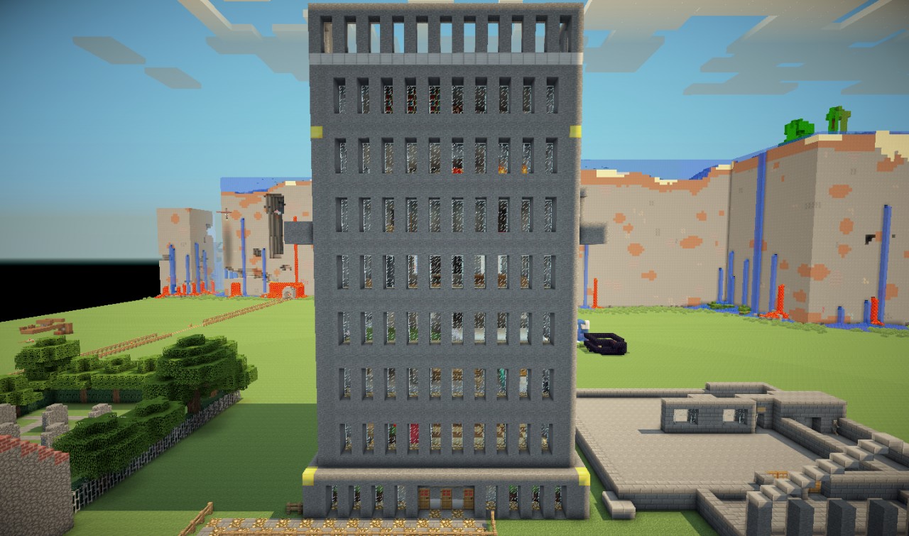 Skyscraper (add-on to Ultimate Neighborhood) Minecraft Map