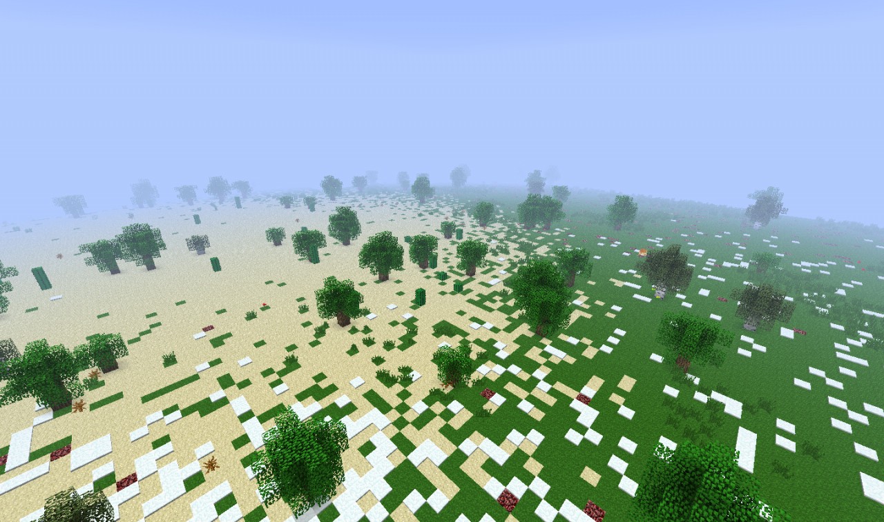 Custom Terrain Biome Mix Minecraft Map