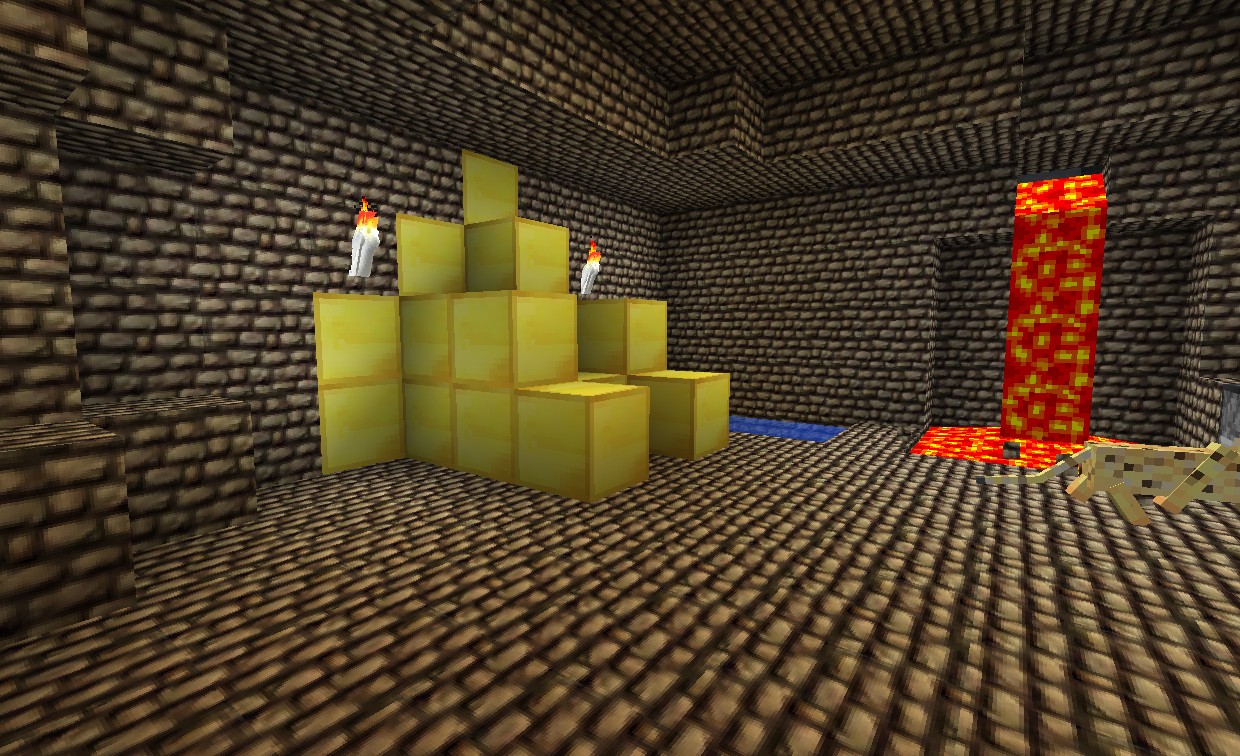 Hidden Underground Castle Minecraft Map