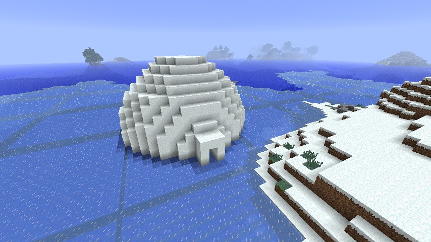 ледяная иглу майнкрафт. игла снежная в майнкрафте. Igloo minecraft. снежный дом майнкрафт. как найти иглу в майнкрафте.