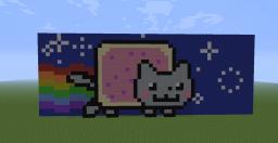 Nyan Cat Made In Minecraft Minecraft Blog